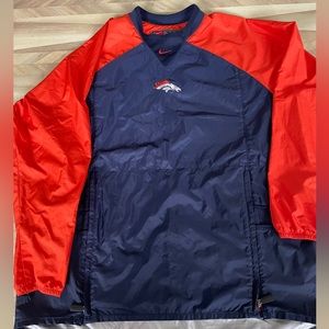 NIKE TEAM NFL XL BRONCO Nylon    Pullover Windbreaker